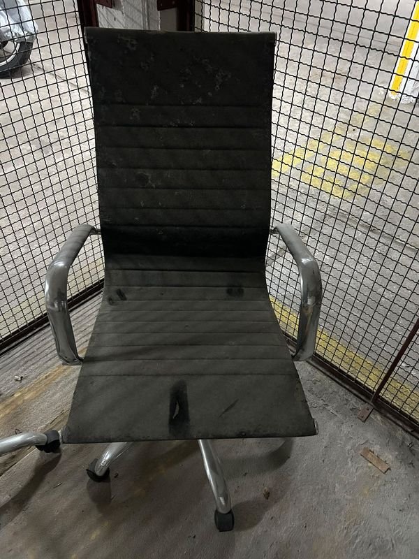 Silla de Escritorio Giratoria Cromada