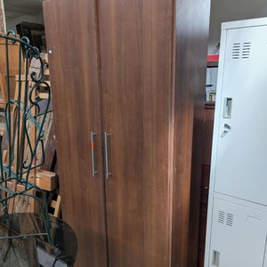 Ropero Melamínico de 2 Puertas con 5 Estantes - imagen 3