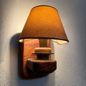 Par de Lámparas de Pared Rústicas de Madera - imagen 5