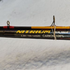 Caña de Pesca Nitrium Surf 4.20m Carbono 100% Casting 100-160g - imagen 3