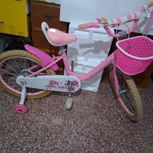 Lote anterior: LOTE DESTACADO - Bicicleta infantil de color rosa y blanco, de la marca "Happy Baby"