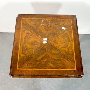 Mesa Napoleón III de Caoba con Marqueterie y Apliques de Bronce - imagen 2