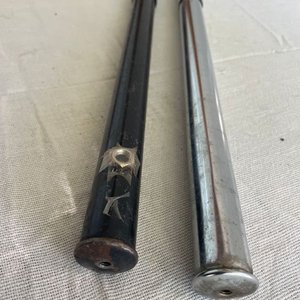 Dos Infladores Metálicos y Cromados de Colección - imagen 3