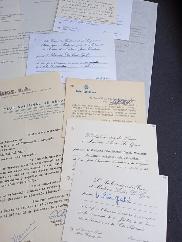 Colección de Invitaciones y Cartas de Embajadas del Mundo - imagen 3