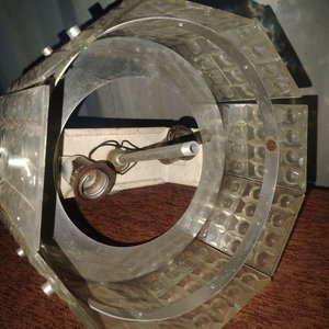 Lámpara Colgante Vintage con Acrílicos Texturados - imagen 5