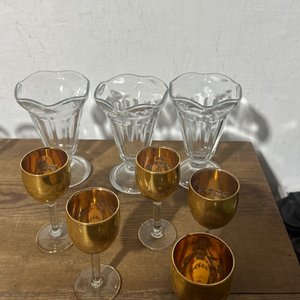 Lote anterior: Juego de 6 Copas para Postre o Helado con Borde Dorado