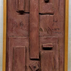 Lote siguiente: Obra "Figura" de Alceu Ribeiro en Madera y Óleo, Firmada y Fechada 1986