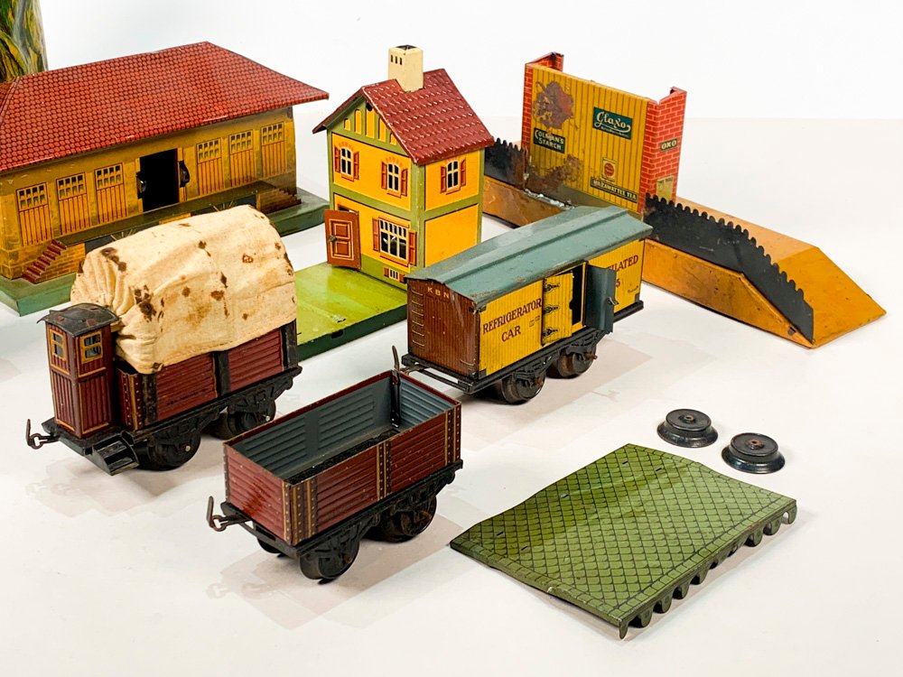 Juego de estación de tren en miniatura - imagen 3