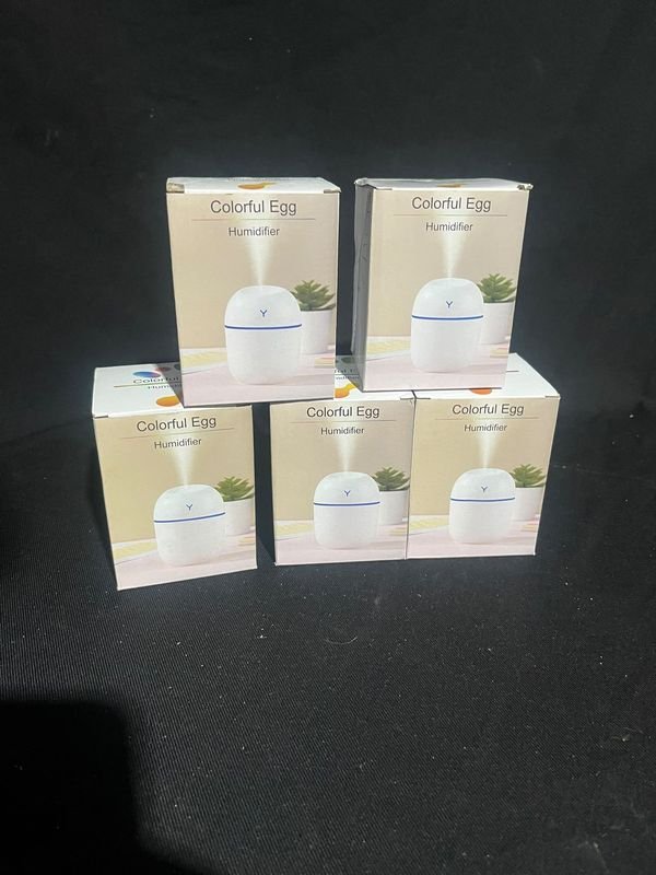 Humidificadores "Colorful Egg" en Colores Pastel
