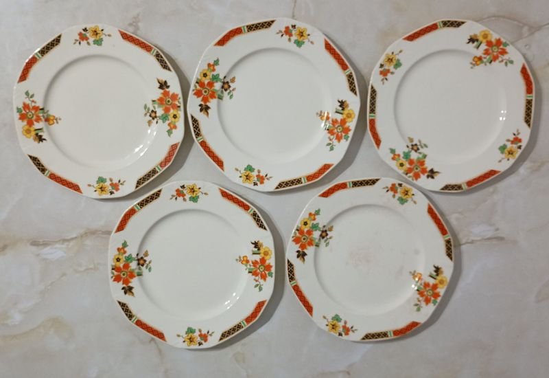Platillos de Loza INGLESA Alfred Meakin - Decoración y Arte - imagen 5