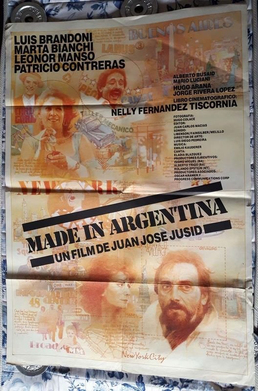 Poster Original "Made in Argentina" - Película Argentina 1987