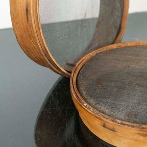2 Cernidores Antiguos de Madera y Malla Metálica - imagen 2