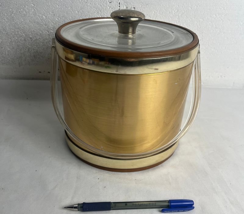 Estante de Hielo Vintage con Lid y Manija - imagen 3