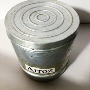Dos Soportes Metálicos y Termo de Aluminio "Arroz" - imagen 2