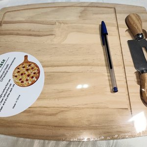 Tabla de Madera para Picadas con Set de Cuchillos para Queso - imagen 2