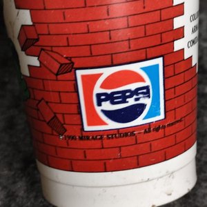 Vaso "Tortugas Ninja" Leonardo Pepsi Años 90 - imagen 4