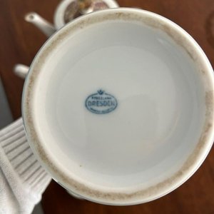 Juego de Café Alemán Dresden: Tetera, Lechera, Azucarera y 5 Tazas - imagen 5