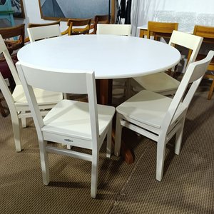 Sillas de Madera Maciza Blancas Delfino Álvarez - imagen 5