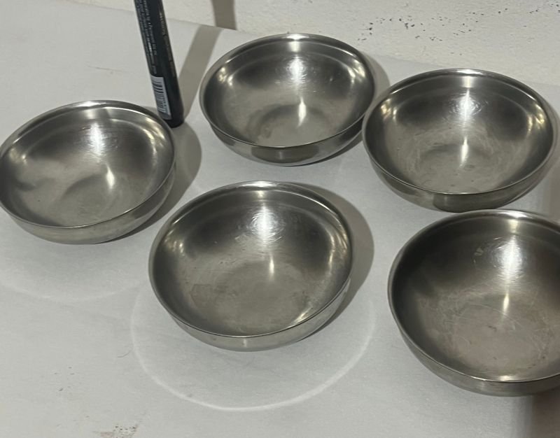 Set de 5 Flaneras de Acero Inoxidable