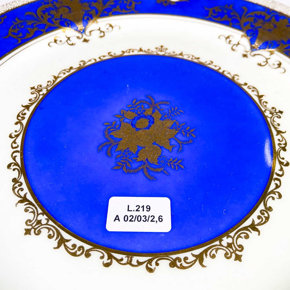 Plato de porcelana Noritake decorado - imagen 3