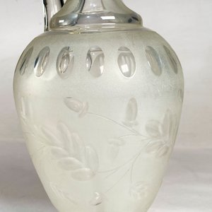 Jarra de Cristal Tallado al Ácido con Diseño Floral - imagen 5