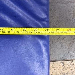 Dos Colchonetas Plegables Azules y Alfombra Infantil con Elefante - imagen 5