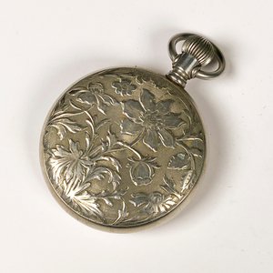Reloj de Bolsillo Longines con Caja Cincelada y Funciona - imagen 5