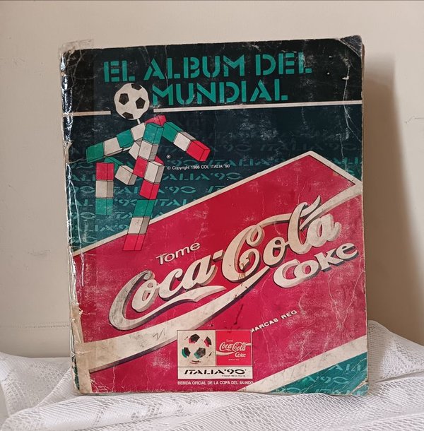 Álbum Antiguo del Mundial de Fútbol Italia '90 Colecciónista - imagen 1