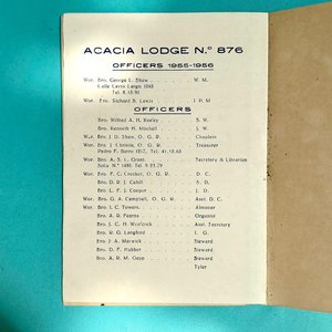 Menú de Cena Masónica "La Alhambra" Hotel Montevideo 1955 - imagen 4