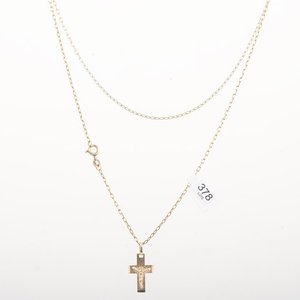 Cadena de Oro 18k con Crucifijo - 52 cm - imagen 2