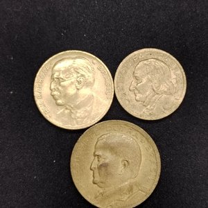 Lote de 3 Monedas de Brasil: 10 y 20 Centavos (1955), 50 Centavos (1956) - imagen 5