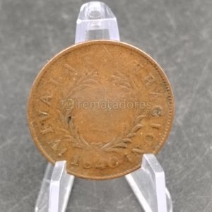 Lote siguiente: Moneda Antigua de Bronce - República Oriental del Uruguay 1840