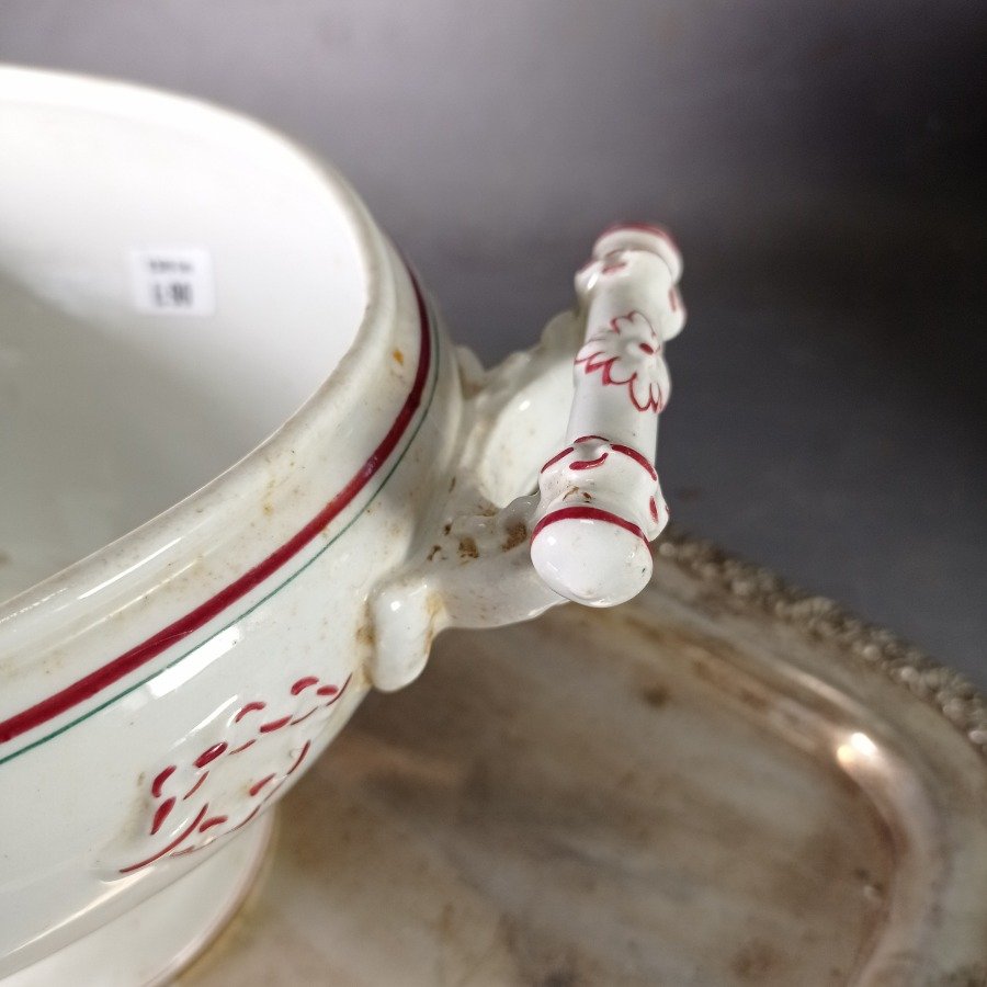 Platos de porcelana y plata para servir - imagen 6