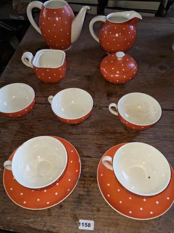 Lote anterior: Juego completo de té con diseño de puntos