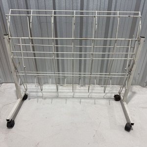 Tendedero Plegable con Ruedas Blanco - imagen 9