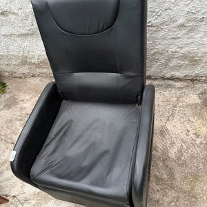 Sillón Reclinable Negro de Un Cuerpo - imagen 3