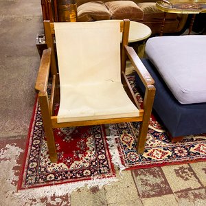 Lote anterior: Sillón de Lona y Madera Estilo Safari