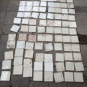 Lote de Azulejos Blancos y Crema 12x12cm - imagen 3