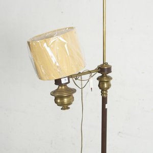 Lámpara de Pie de Bronce y Metal con Pantalla - imagen 3