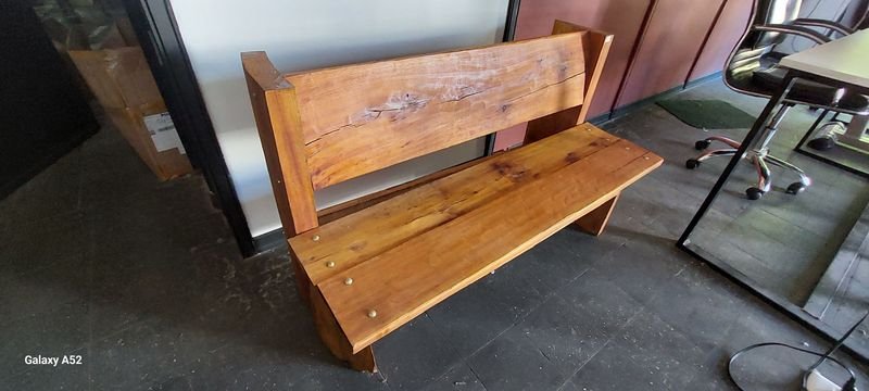 Banco rustico en madera para decoración - imagen 6