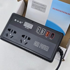 Inversor Multifunción 12V DC a 220V AC con Puertos USB y Tipo-C - imagen 5