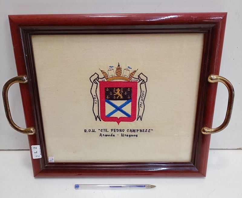 Bandeja "Cte. Pedro Campbell" Armada Uruguaya Melco Designs