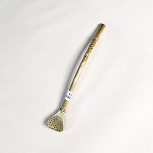 Lote siguiente: Bombilla de Plata Criolla con Grabados y Estampilla "Plata"