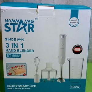 Batidora de Mano 3 en 1 Winning Star ST-5552 con Picadora y Vaso - imagen 2