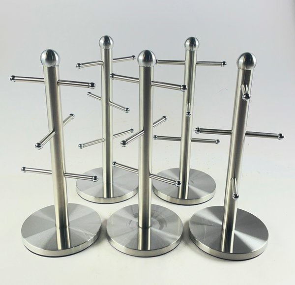 Set de 5 Soportes Metálicos para Tazas