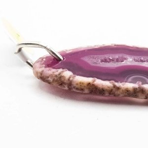 Dije de Amatista con Argolla de Plata - imagen 2