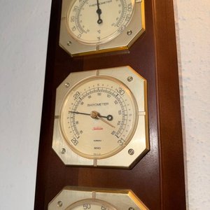Estación Meteorológica de Pared con Termómetro, Barómetro y Higrómetro - imagen 3