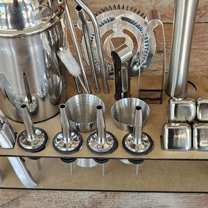 Set de Coctelería Completo con Coctelera y Accesorios - imagen 3
