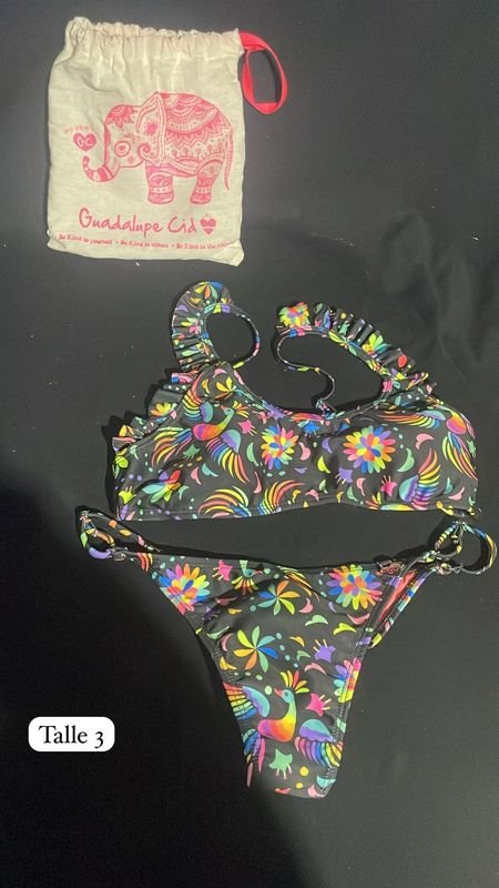 Traje de Baño Guadalupe Cid Original Talle 3 Estampado