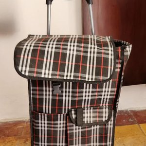 Lote siguiente: Carrito de Compras Plegable con Ruedas